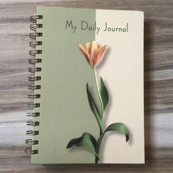 Undated Daily Journal Gratitude Prompts Spiral NEW - Picture 1 of 5